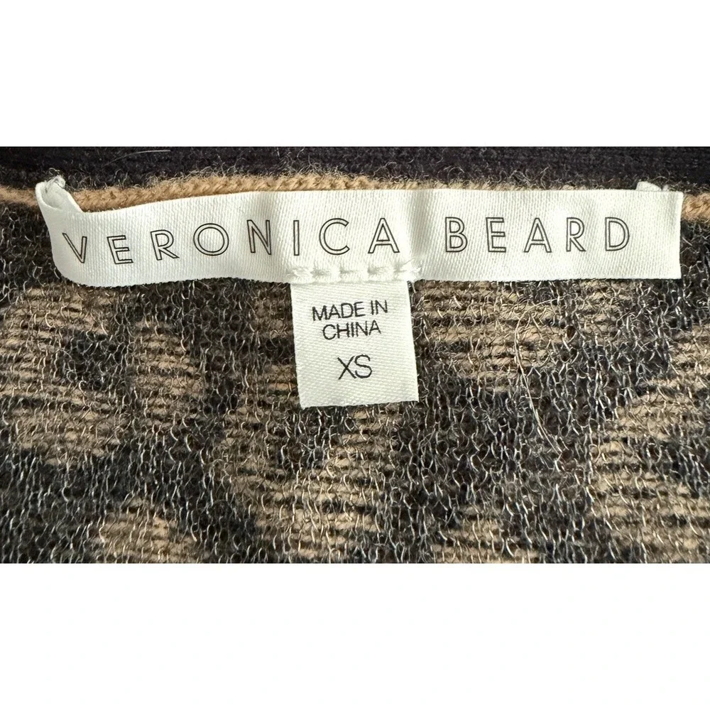 Veronica‎ Beard Bethel 🐆 Leopard Print Wool Pencil Skirt XS Office Siren Luxury